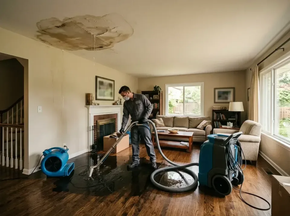 attic-pipe-burst-ceiling-drip-008 — frequently asked questions, Water Damage Restoration & Carpet Care in Lake Hallie, WI